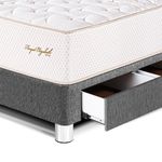 Cama con Cajones Royal Elizabeth Gris | 1.5 plazas