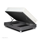Cama Boxet Royal Elizabeth Gris | 1.5 plazas