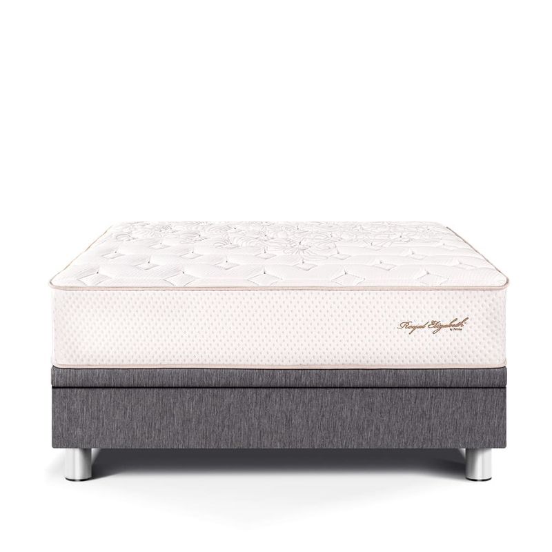 Cama Boxet Royal Elizabeth Gris | 1.5 plazas