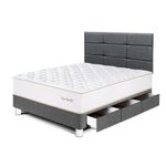 Dormitorio con Cajones Royal Elizabeth Blocks Gris | 1.5 plazas