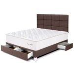 Dormitorio con Cajones Royal Elizabeth Blocks Chocolate | 2 plazas