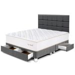 Dormitorio con Cajones Royal Elizabeth Blocks Gris | King
