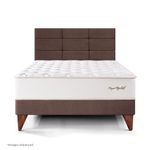 Dormitorio Europeo Royal Elizabeth Blocks Chocolate | 1.5 plazas