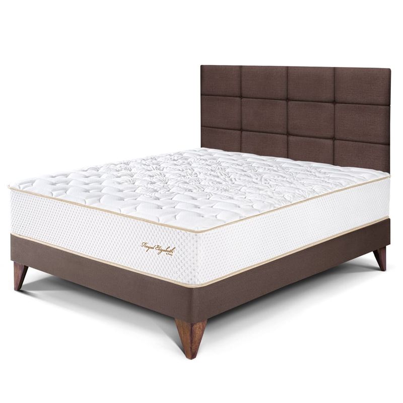 Dormitorio Europeo Royal Elizabeth Blocks Chocolate | 2 plazas