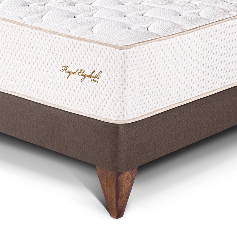 Dormitorio Europeo Royal Elizabeth Blocks Chocolate | 2 plazas