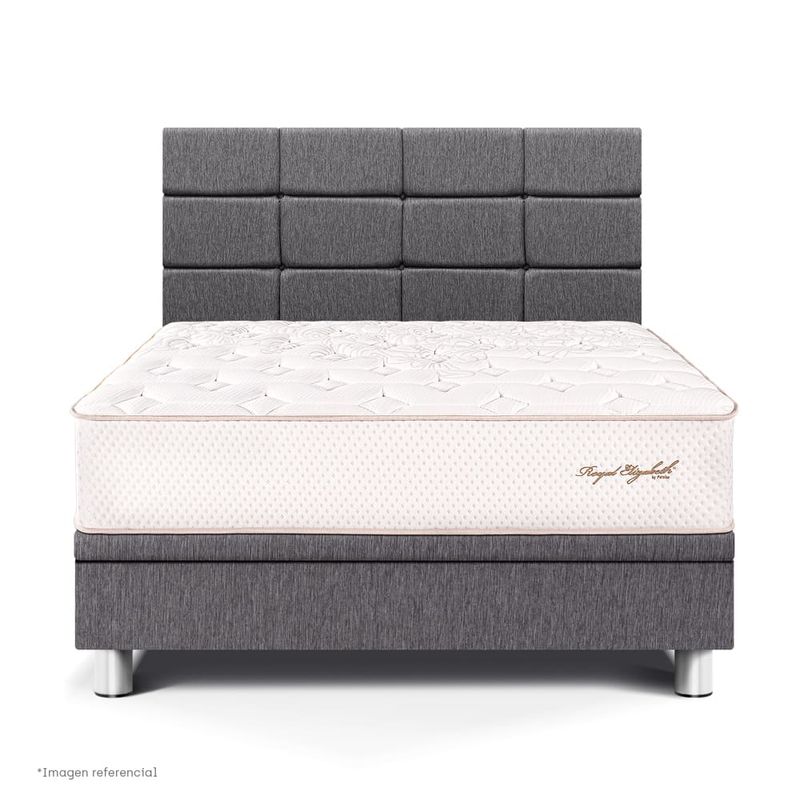 Dormitorio Boxet Blocks Royal Elizabeth Gris | 2 plazas