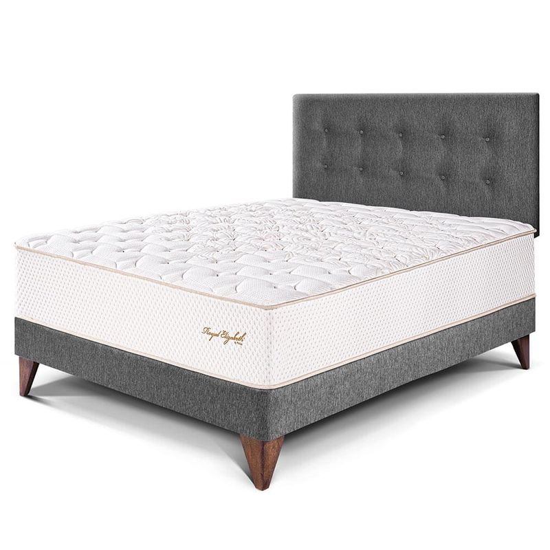 Dormitorio Europeo Royal Elizabeth Gris | 2 plazas