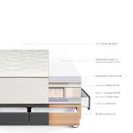 Cama con Cajones Royal Crown Gris | Queen
