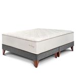Cama Europea Royal Crown Gris | King