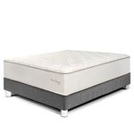 Cama Royal Crown Gris | 2 plazas