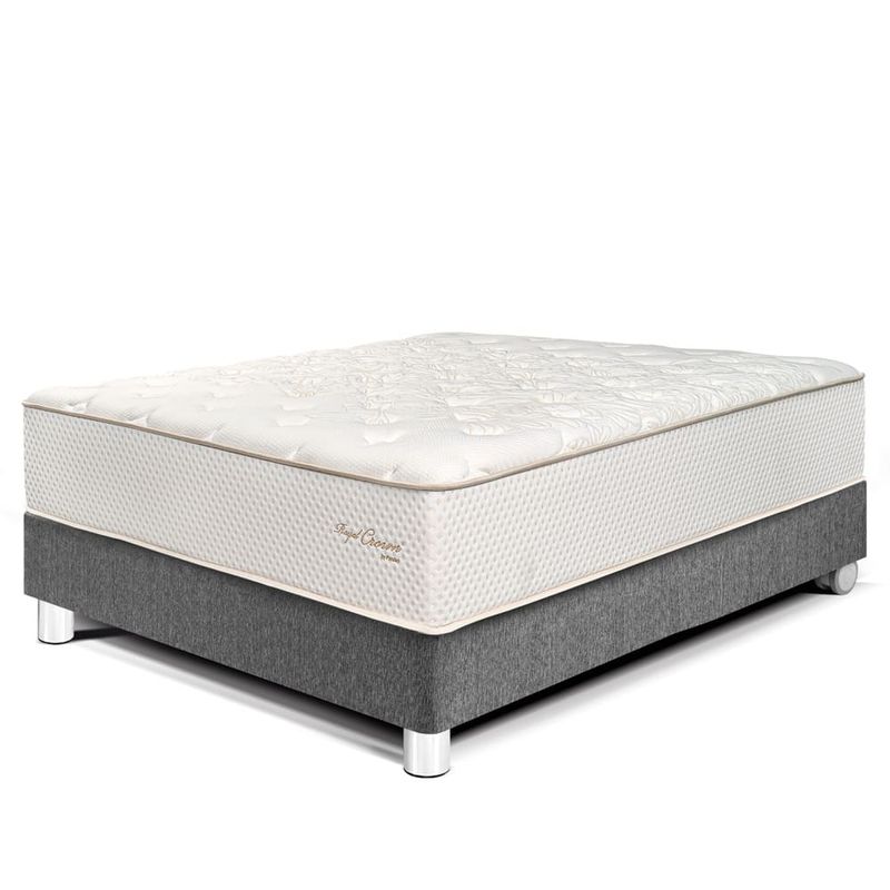 Cama Royal Crown Gris | 2 plazas