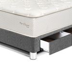 Dormitorio con Cajones Royal Crown Blocks Gris | 1.5 plazas
