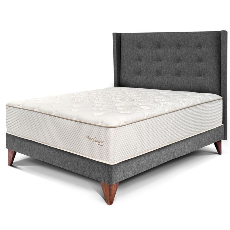 dormitorio europeo royal crown gold gris 1 5 plazas