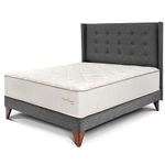dormitorio europeo royal crown gold gris 2 plazas