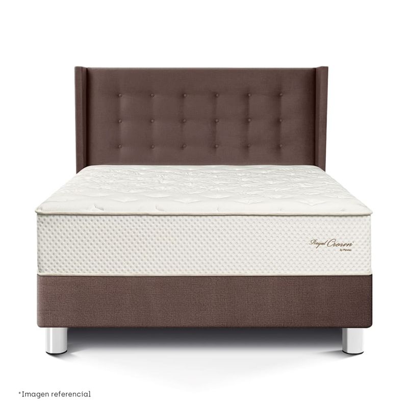 dormitorio royal crown gold chocolate queen