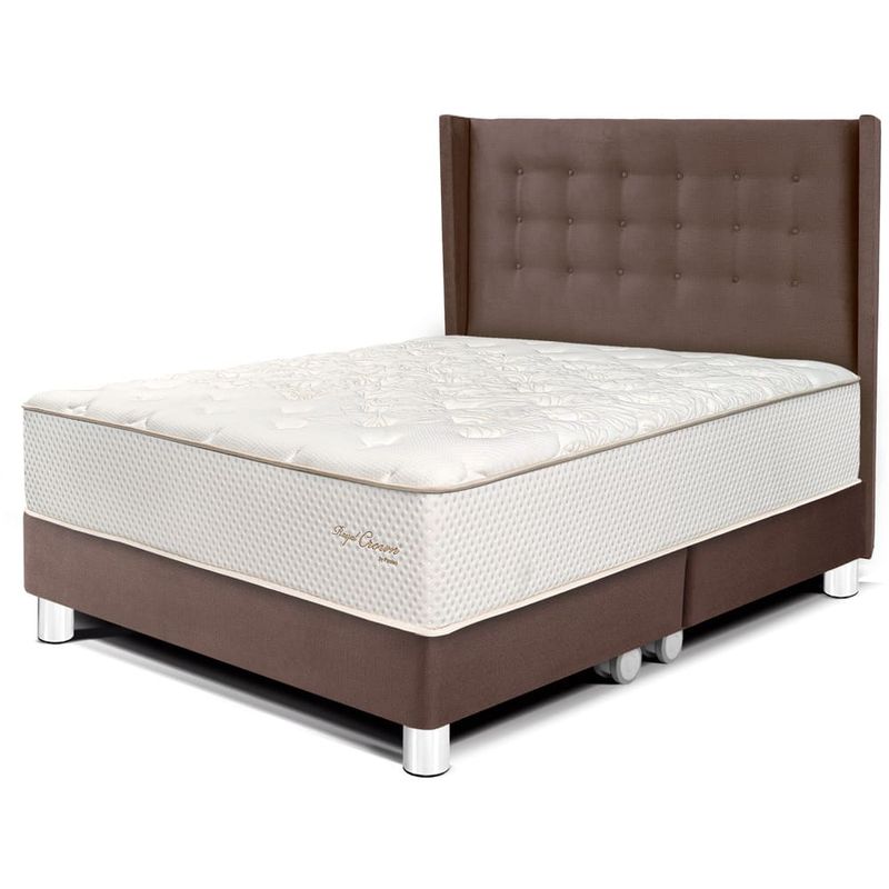 dormitorio royal crown gold chocolate queen