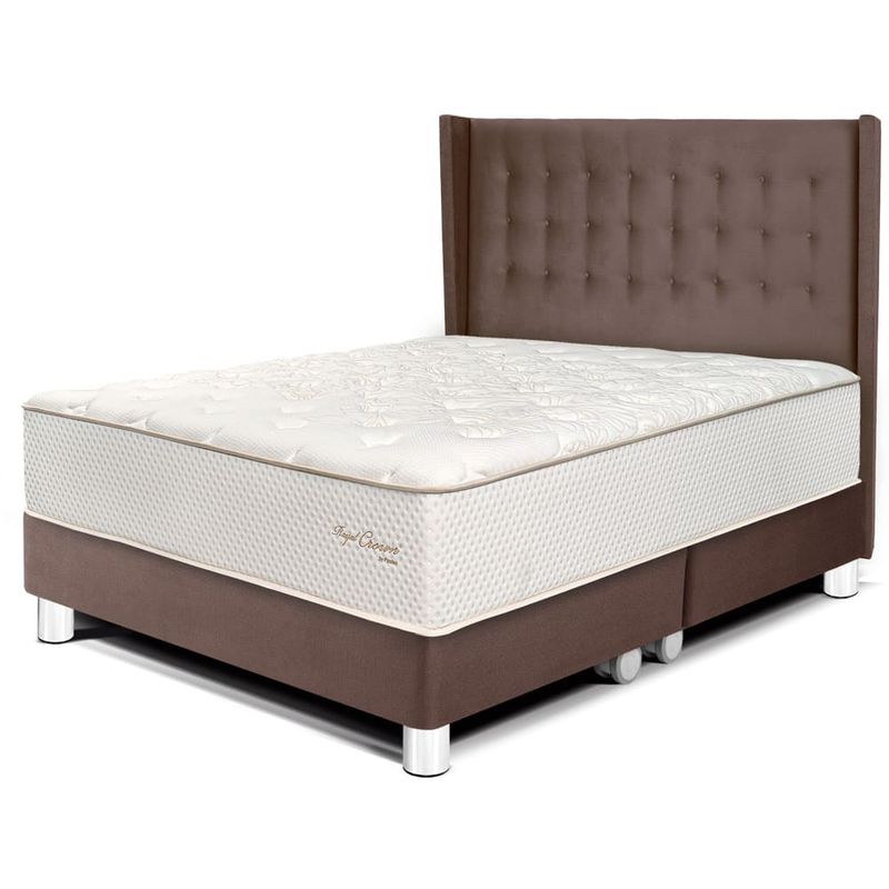dormitorio royal crown gold chocolate king