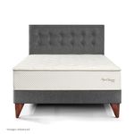 dormitorio europeo royal crown gris queen