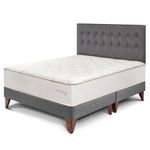 dormitorio europeo royal crown gris king