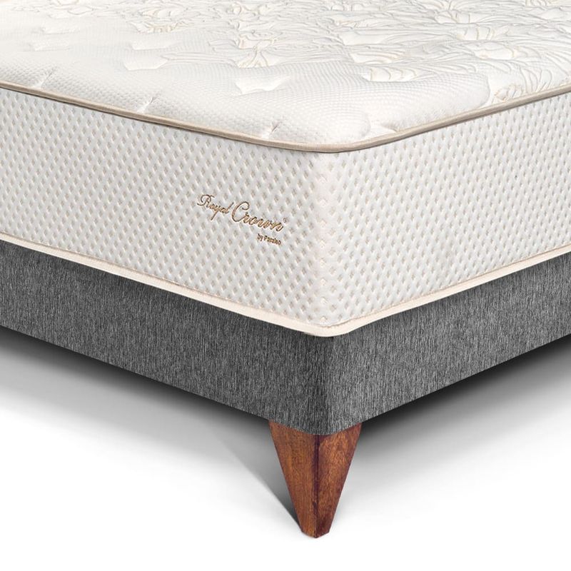 dormitorio europeo royal crown gris king