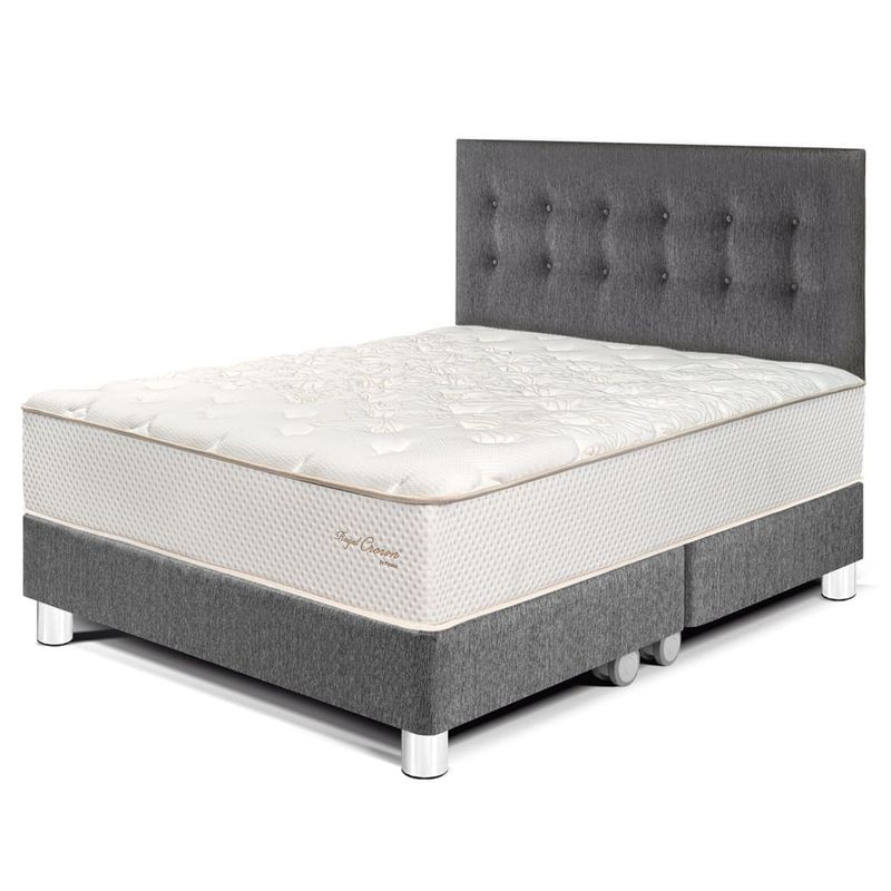 dormitorio royal crown gris queen