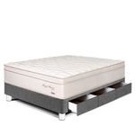 Cama con Cajones Royal Prince Firme Gris | 1.5 plazas