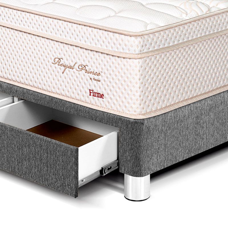 Cama con Cajones Royal Prince Firme Gris | King