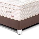 Cama Royal Prince Firme Chocolate | 2 plazas
