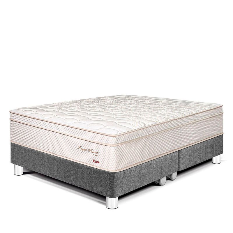 Cama Royal Prince Firme Gris | King