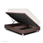 Cama Boxet Royal Prince Firme Chocolate | 1.5 plazas