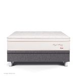 Cama Boxet Royal Prince Firme Gris | 2 plazas