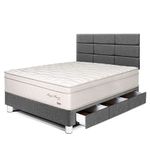 Dormitorio Royal Prince con cajones Blocks Firme 1.5 plazas
