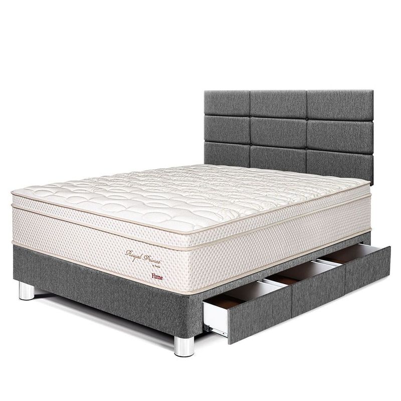Dormitorio Royal Prince con cajones Blocks Firme 1.5 plazas