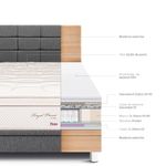Dormitorio Boxet Blocks Royal Prince Firme Gris | 2 plazas