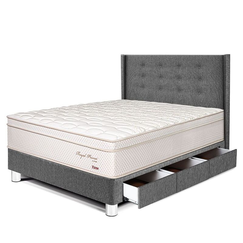 Dormitorio Royal Prince con cajones Gold Firme 1.5 plazas