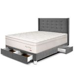 Dormitorio Royal Prince con cajones Gold Firme 2 plazas