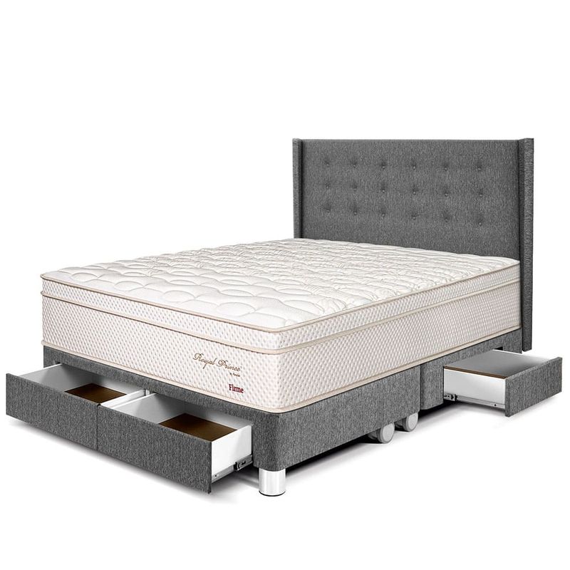 Dormitorio Royal Prince con cajones Gold Firme Queen