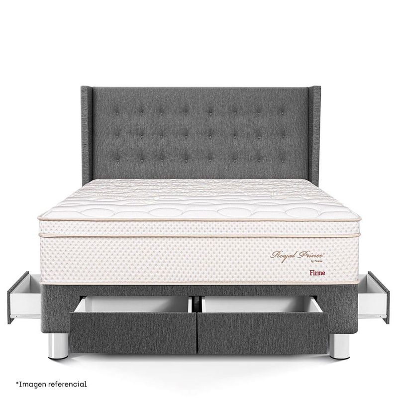 Dormitorio Royal Prince con cajones Gold Firme King