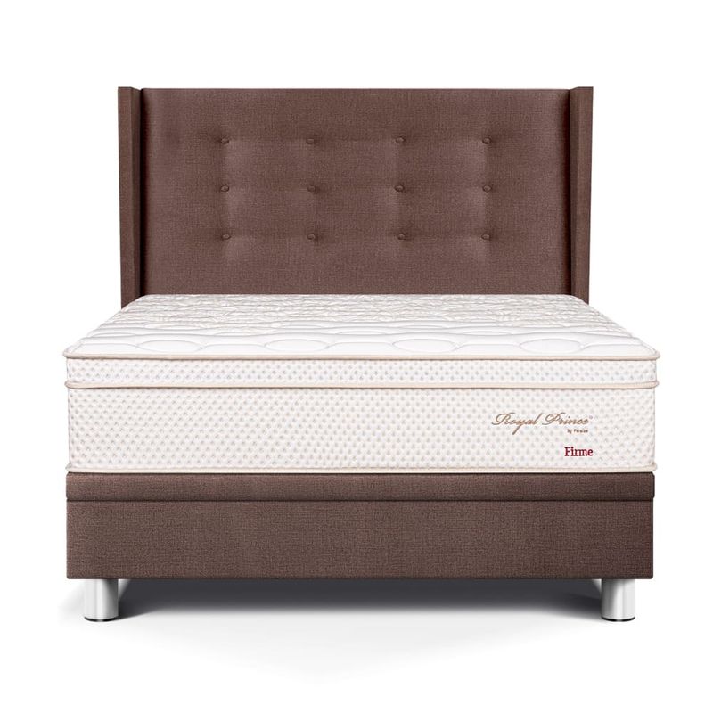 Dormitorio Boxet Gold Royal Prince Firme Chocolate | 1.5 plazas