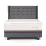 Dormitorio Boxet Gold Royal Prince Firme Gris | 2 plazas