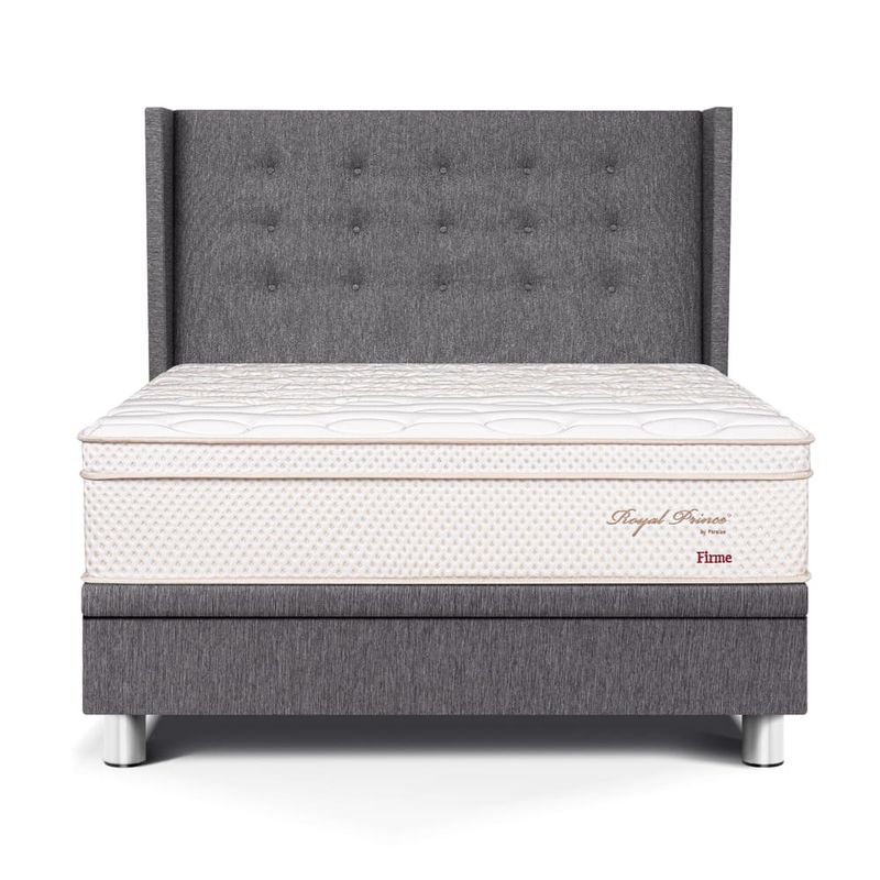Dormitorio Boxet Gold Royal Prince Firme Gris | 2 plazas