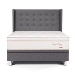 Dormitorio Boxet Gold Royal Prince Firme Gris | Queen