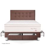 Dormitorio con Cajones Royal Prince Firme Chocolate | 2 plazas