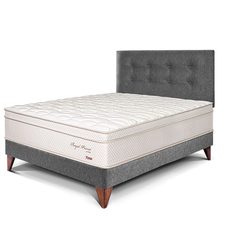 Dormitorio Europeo Royal Prince Firme Gris | 1.5 plazas