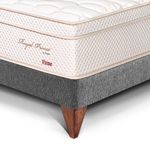Dormitorio Europeo Royal Prince Firme Gris | 1.5 plazas