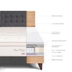 Dormitorio Europeo Royal Prince Firme Gris | 1.5 plazas