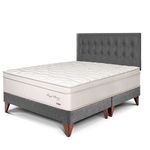 Dormitorio Europeo Royal Prince Firme Gris | King