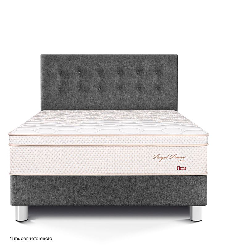Dormitorio Royal Prince Firme Gris | Queen