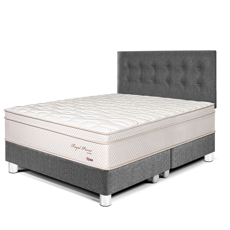 Dormitorio Royal Prince Firme Gris | Queen