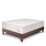 Cama Europea Royal Prince Flexible Chocolate 1.5 plazas